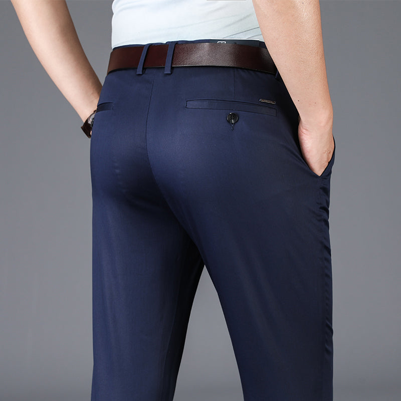 Men's loose straight business casual pants