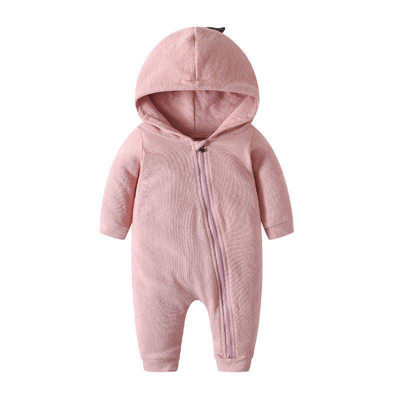 Long Sleeve Hooded Zipper Sweater For Newborn