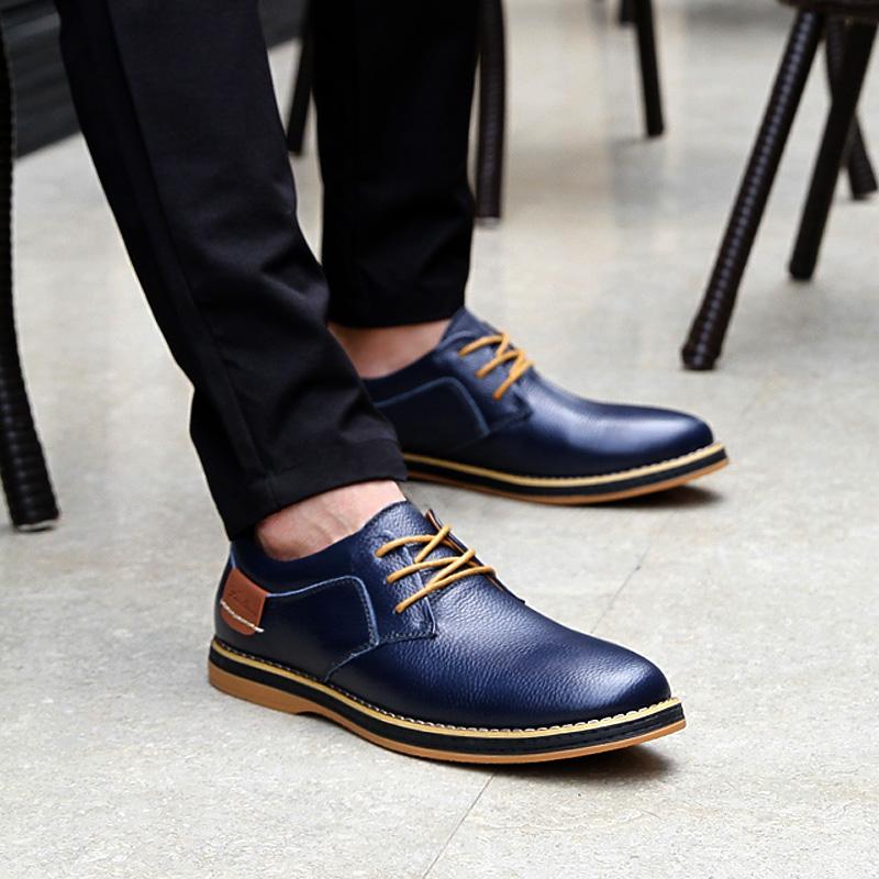 Chaussures en cuir Fashion pur hommes