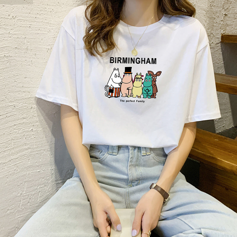 Women's summer cotton T-shirt