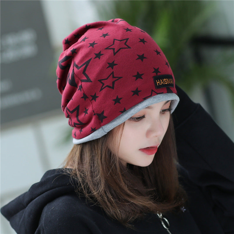 Comfortable and warm hood ladies hats