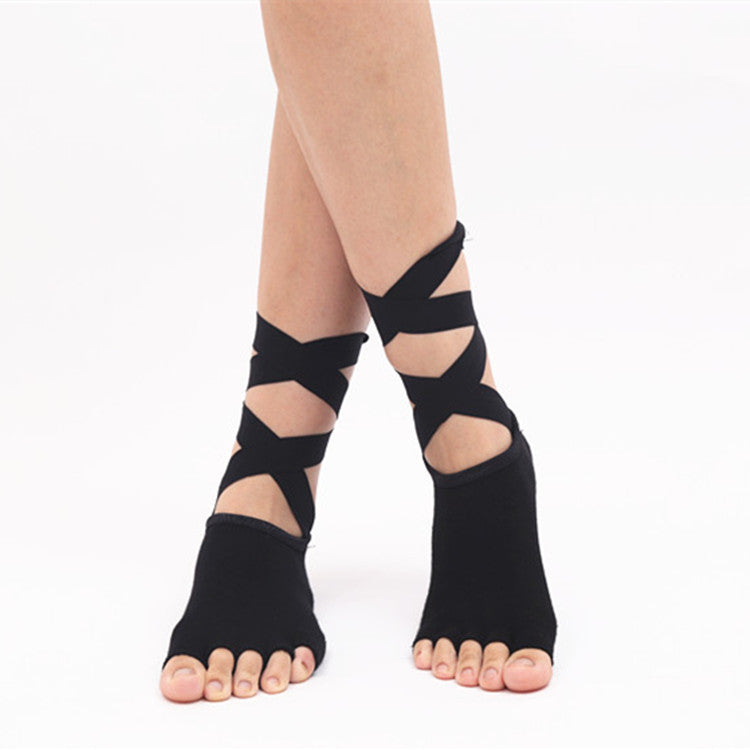 Five-finger Socks Fingerless Non-slip Yoga Socks Women