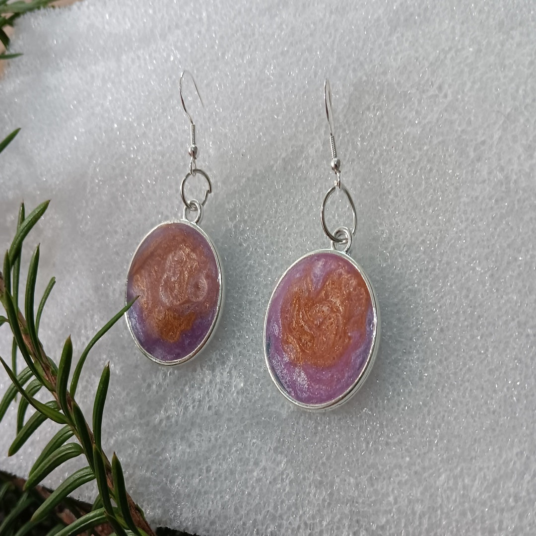 Handcrafted resin earrings for all occasions, handmade resin earrings for women, jewelry