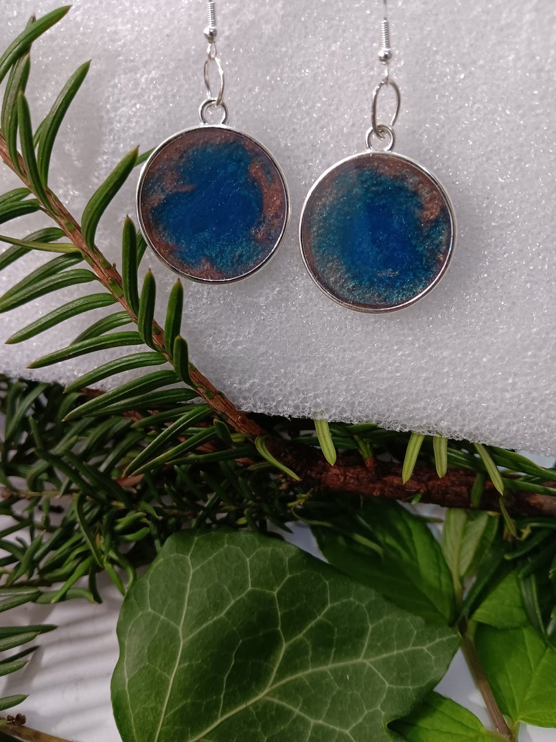 Handcrafted resin earrings for all occasions, handmade resin earrings for women, jewelry