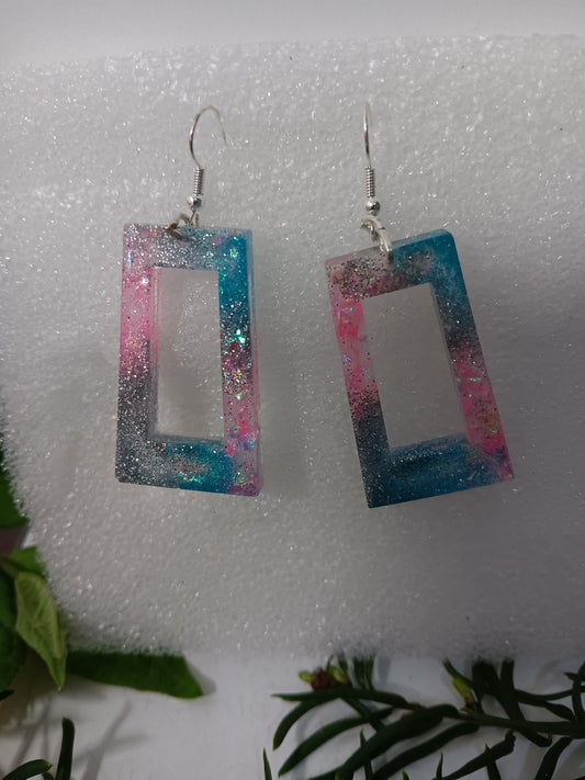 Handcrafted resin earrings for all occasions, handmade resin earrings for women, jewelry