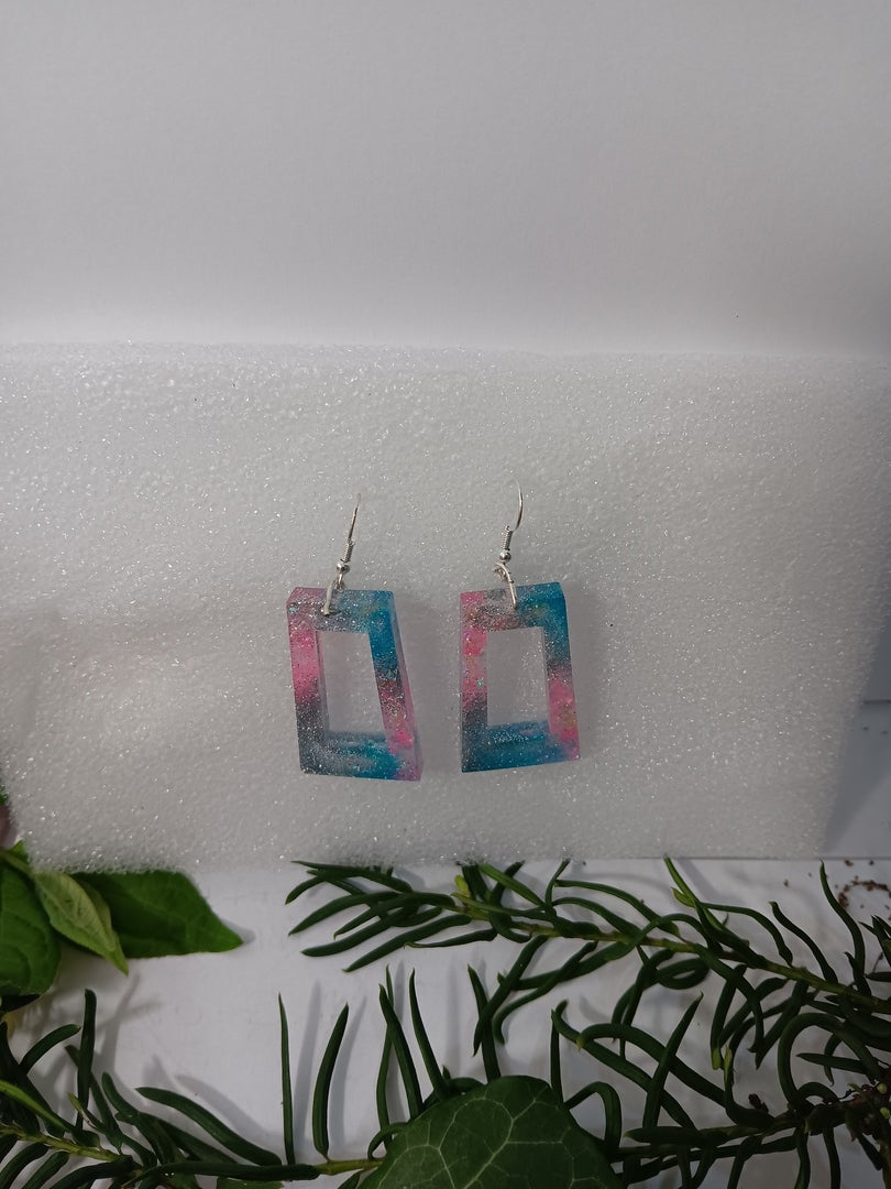 Handcrafted resin earrings for all occasions, handmade resin earrings for women, jewelry