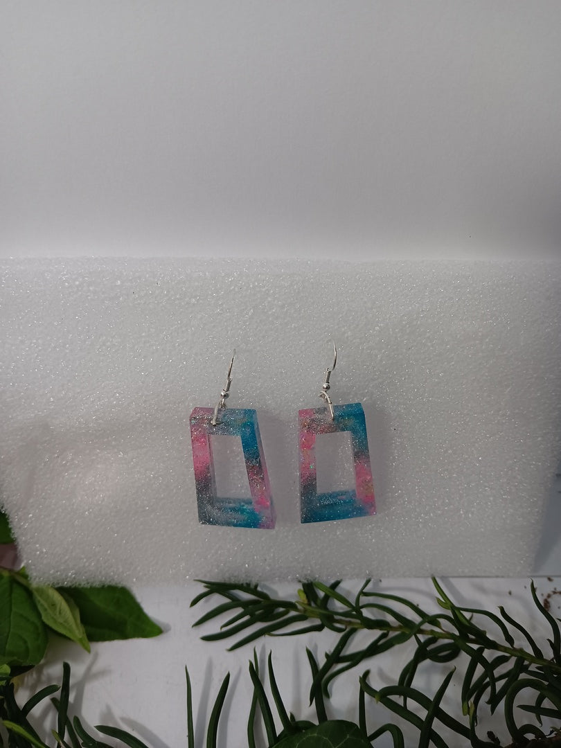 Handcrafted resin earrings for all occasions, handmade resin earrings for women, jewelry