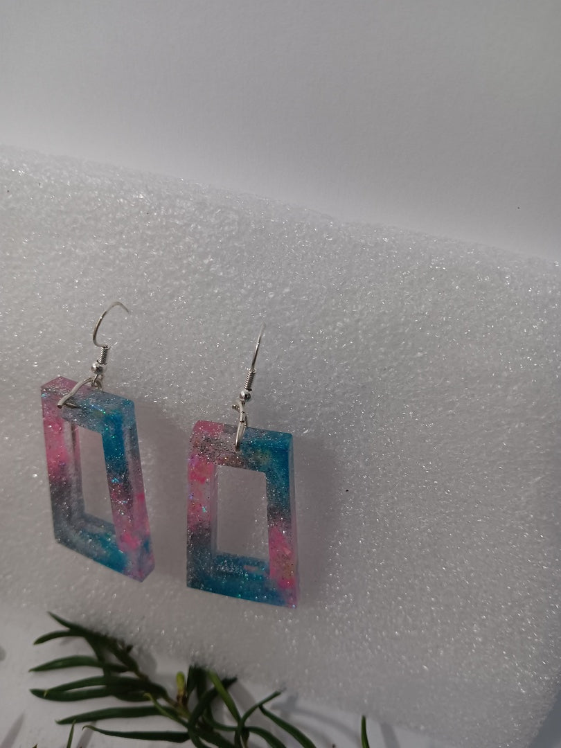 Handcrafted resin earrings for all occasions, handmade resin earrings for women, jewelry