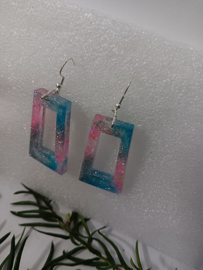 Handcrafted resin earrings for all occasions, handmade resin earrings for women, jewelry