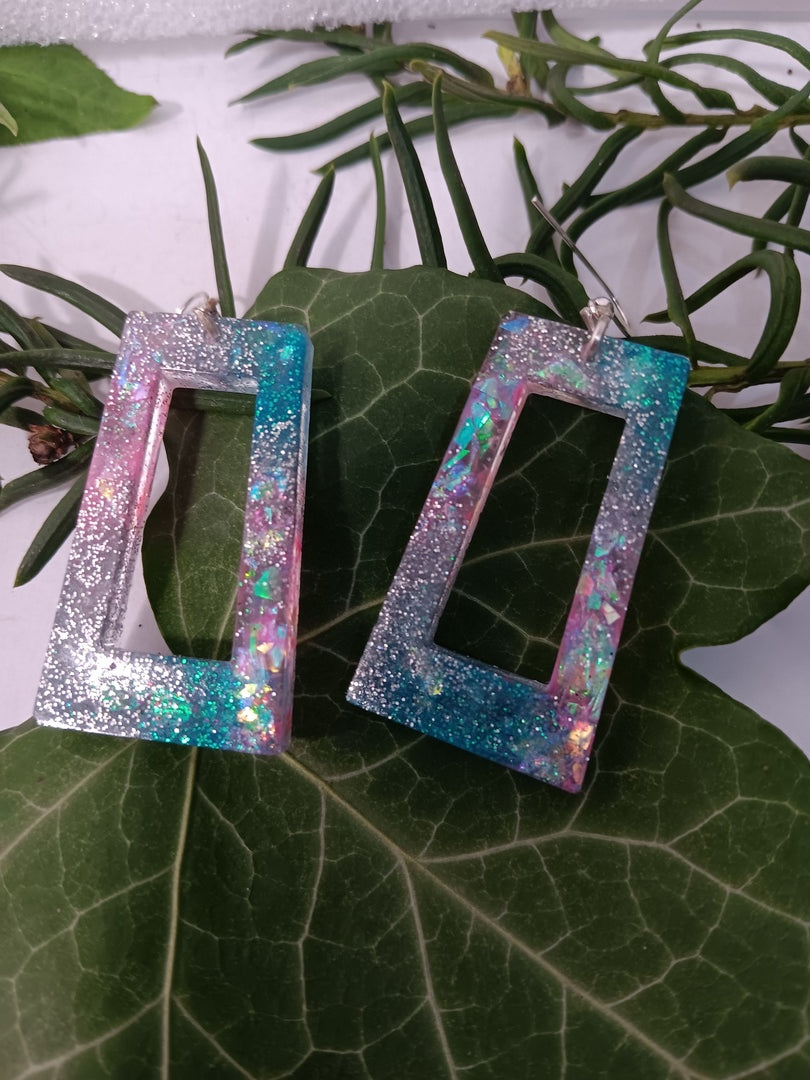 Handcrafted resin earrings for all occasions, handmade resin earrings for women, jewelry