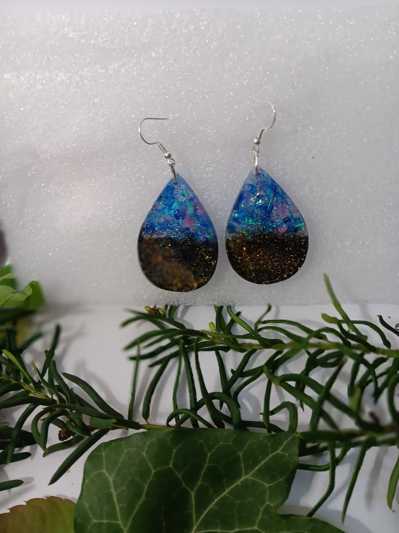 Handcrafted resin earrings for all occasions, handmade resin earrings for women, jewelry