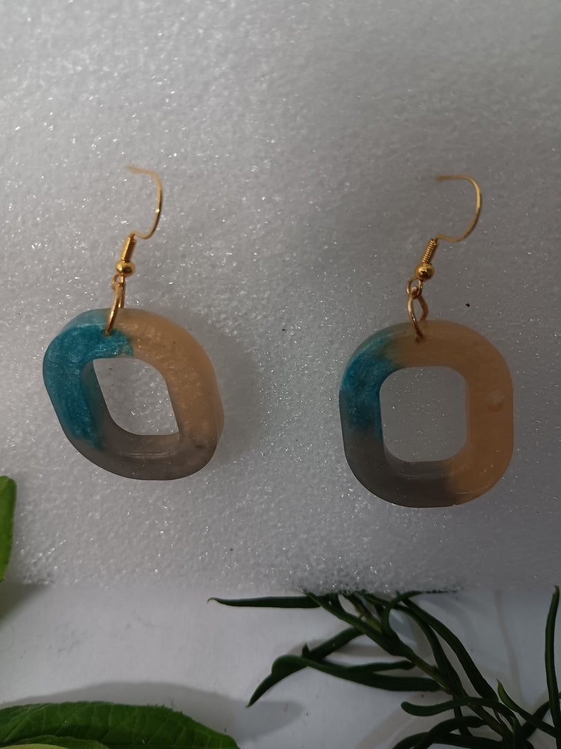 Handcrafted resin earrings for all occasions, handmade resin earrings for women, jewelry