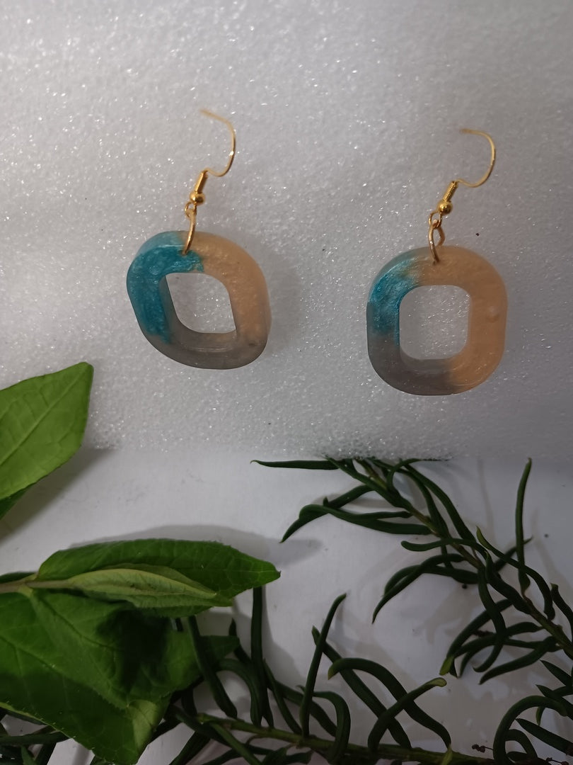 Handcrafted resin earrings for all occasions, handmade resin earrings for women, jewelry