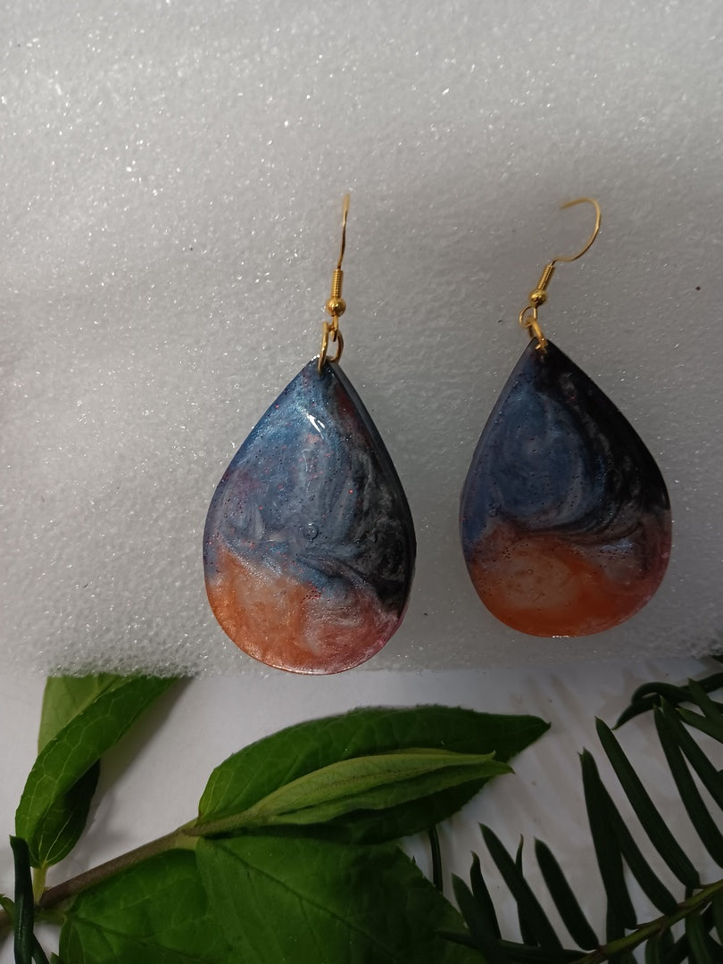 Handcrafted resin earrings for all occasions, handmade resin earrings for women, jewelry