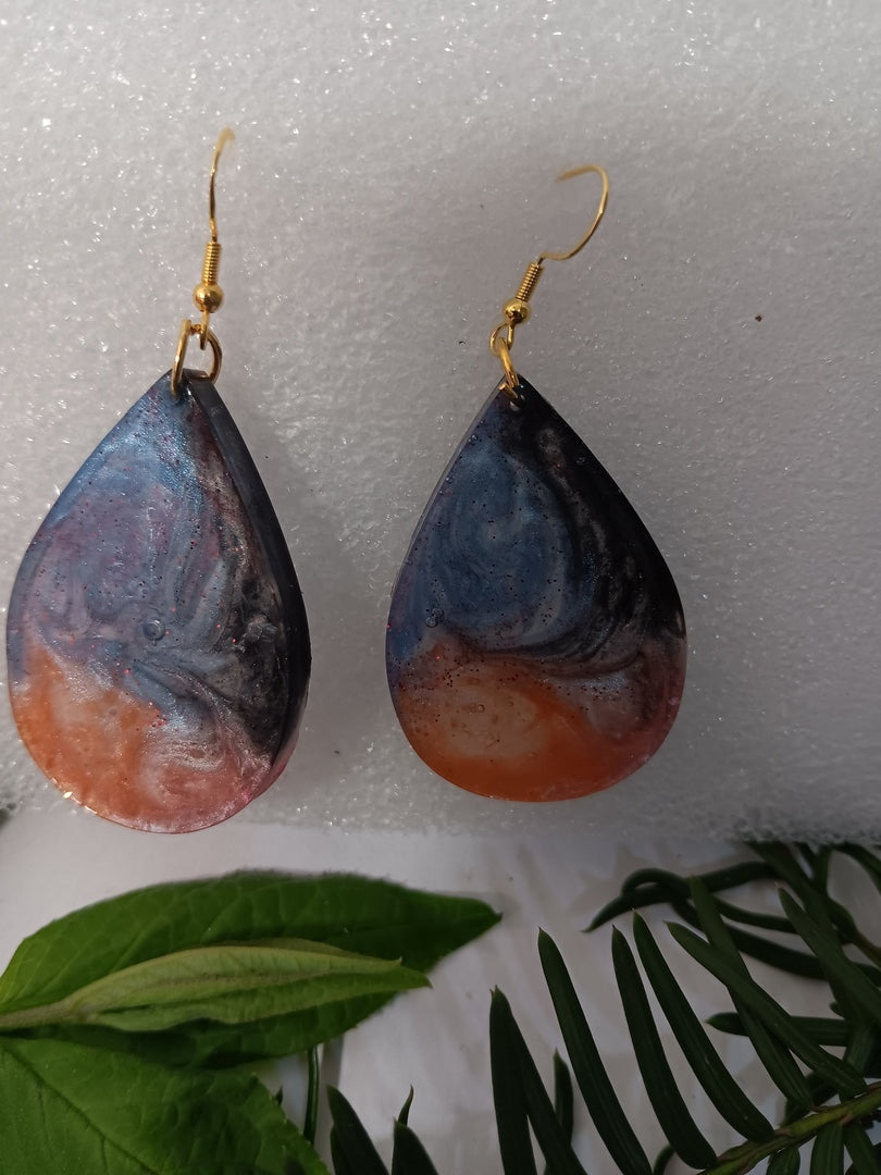 Handcrafted resin earrings for all occasions, handmade resin earrings for women, jewelry