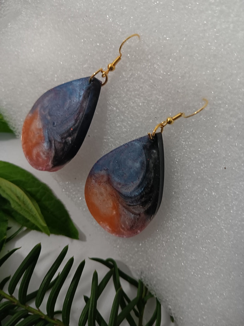 Handcrafted resin earrings for all occasions, handmade resin earrings for women, jewelry