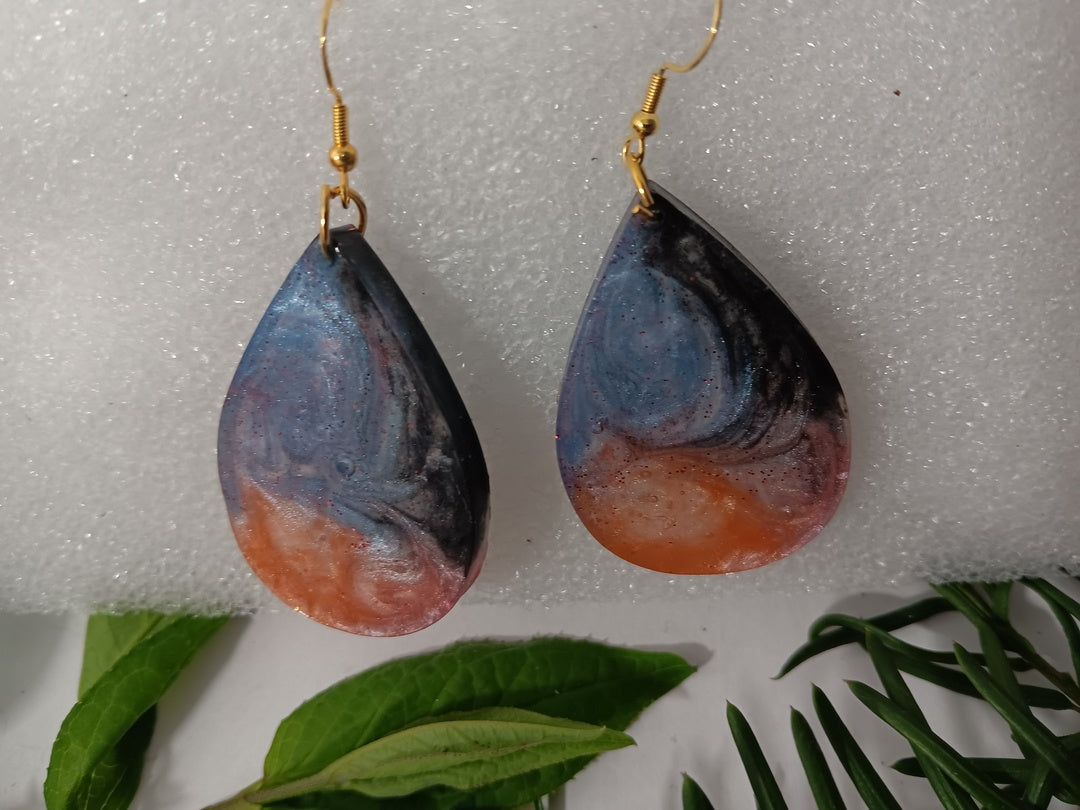 Handcrafted resin earrings for all occasions, handmade resin earrings for women, jewelry