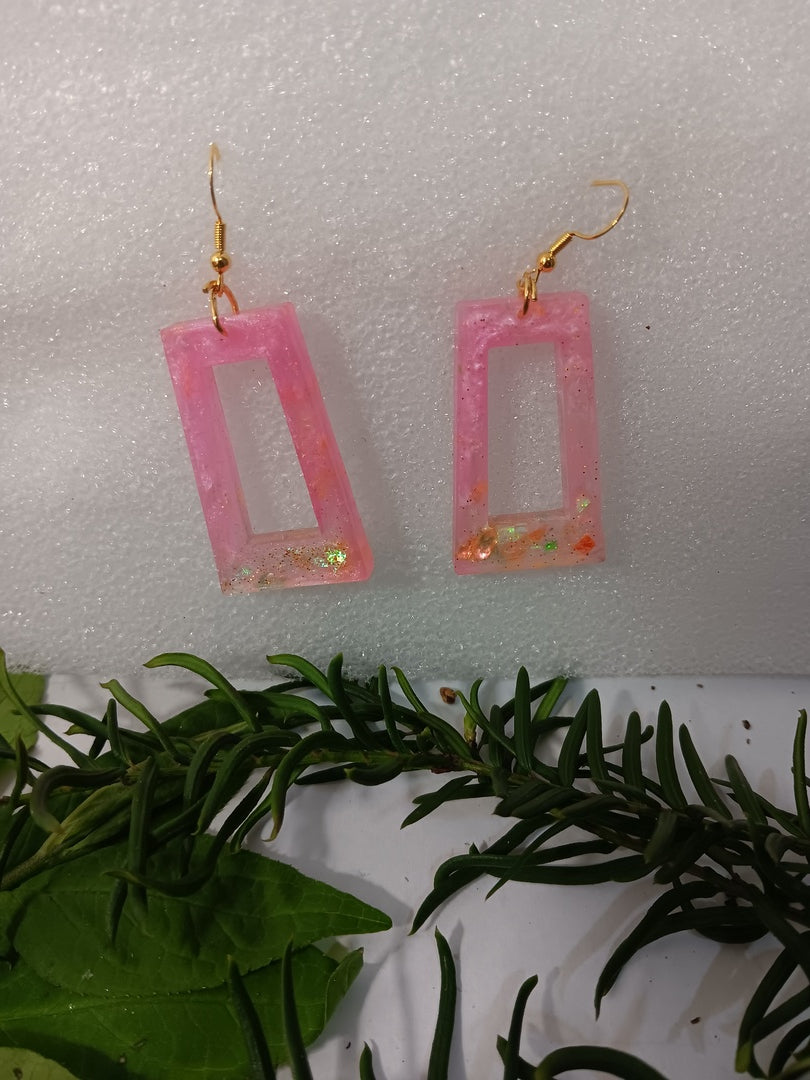 Handcrafted resin earrings for all occasions, handmade resin earrings for women, jewelry (Copy)