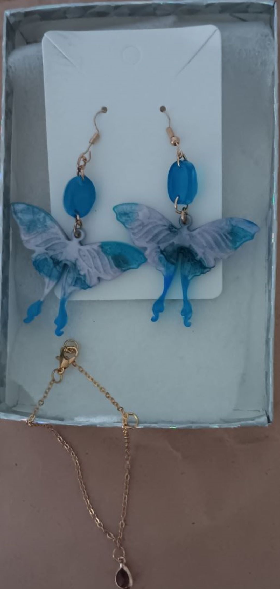 Butterfly earrings inspired by enchanting beauty of the natural word for mystical vivid touch to your jewelry collections.