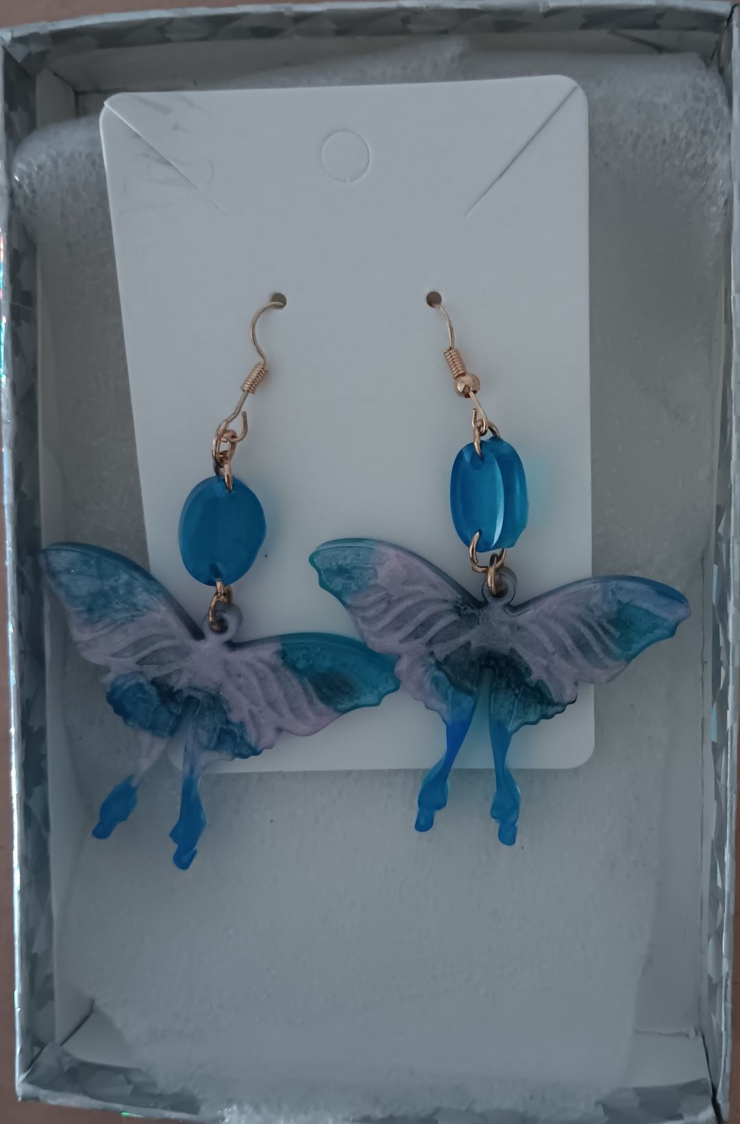 Butterfly earrings inspired by enchanting beauty of the natural word for mystical vivid touch to your jewelry collections.