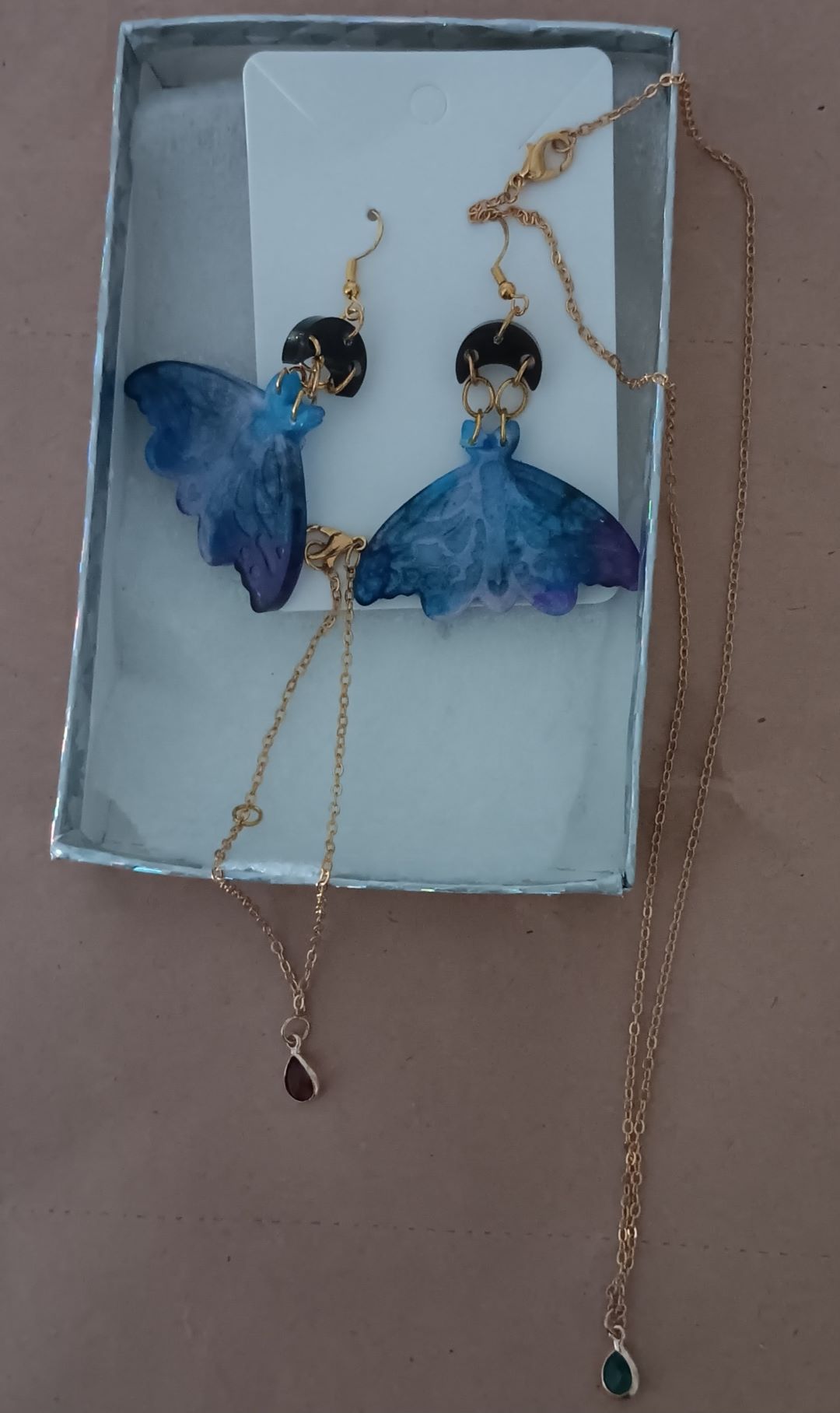 Butterfly earrings inspired by enchanting beauty of the natural word for mystical vivid touch to your jewelry collections.