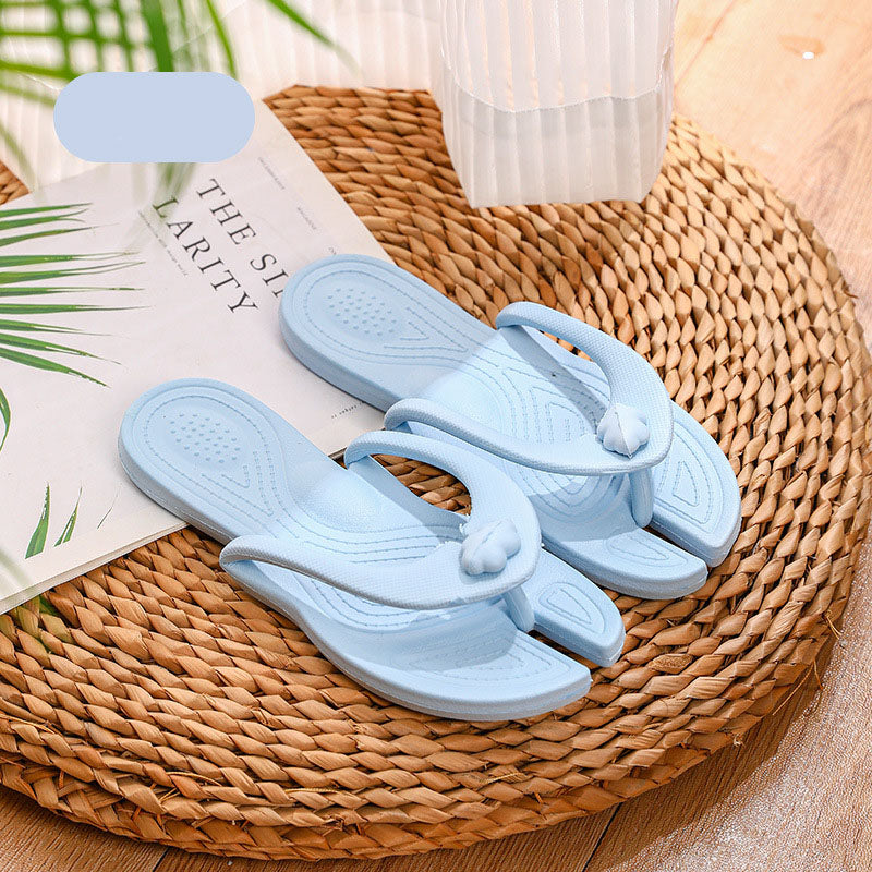 Folding Slipper Travel Portable Flip-flops Indoor And Outdoor Soft Sole Beach Hotel Couple Shoes Lazy Slippers