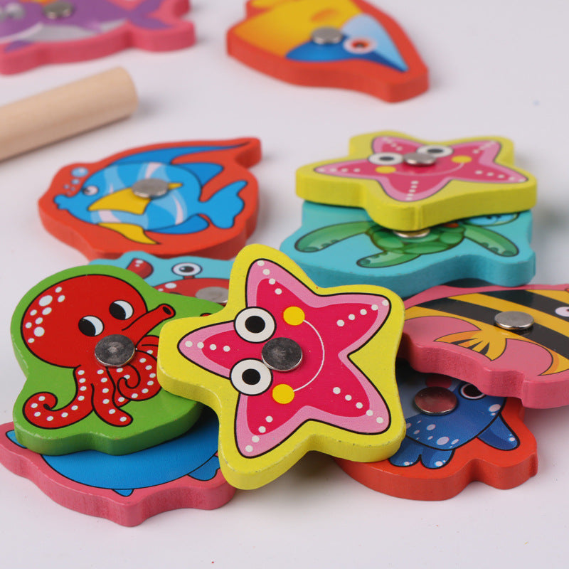 Magnetic fishing toys for children