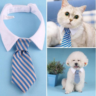 Pet bow tie tie child baby tie cartoon print small tie spot wholesale dog tie