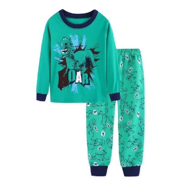 Children's Pyjamas Dinosaur Cotton Autumn Long Sleeves