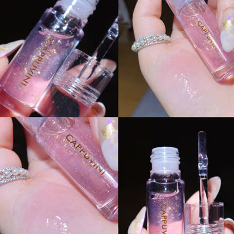 Glass Clear Lip Oil Moisturizes And Hydrates