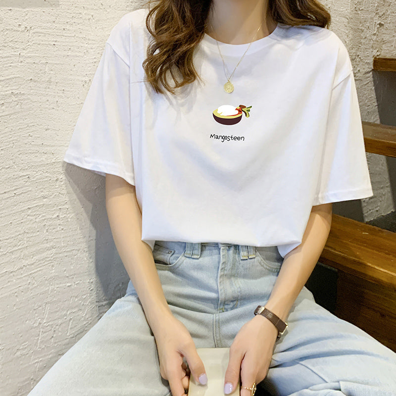 Women's summer cotton T-shirt