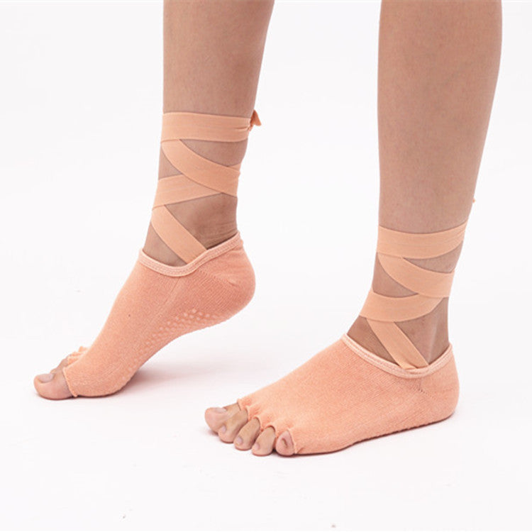 Five-finger Socks Fingerless Non-slip Yoga Socks Women