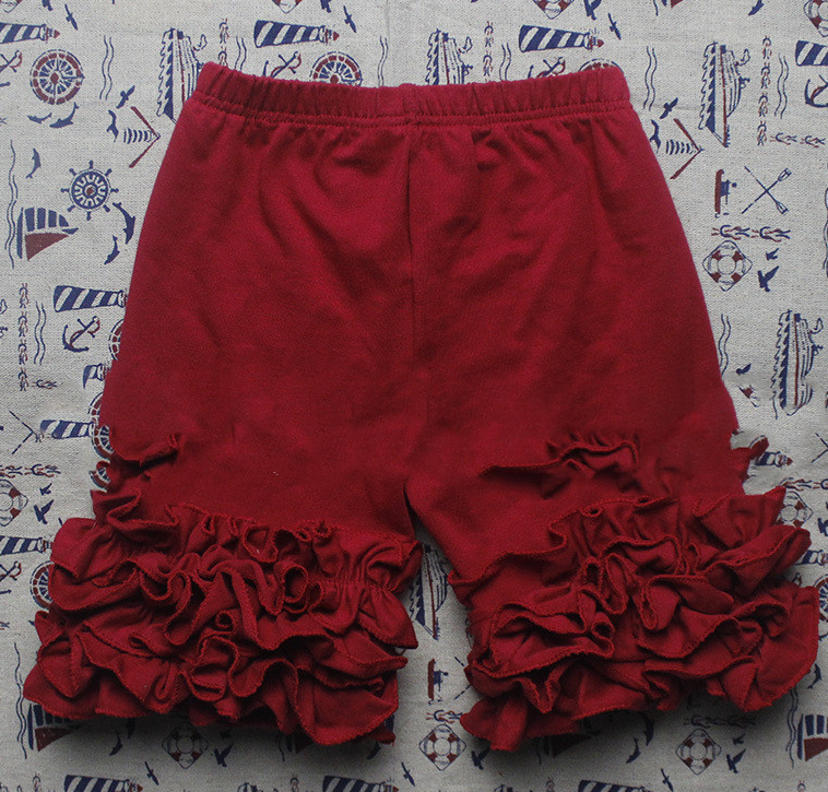 Girls' ruffled shorts