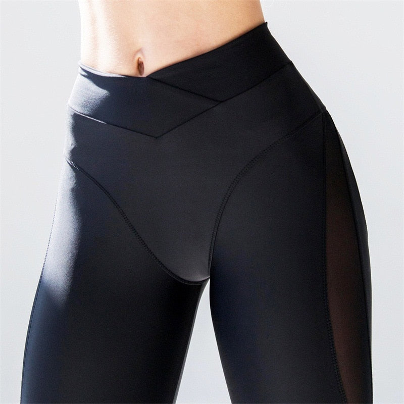 New Women Elastic Sport Yoga High Waist Pants Leggings