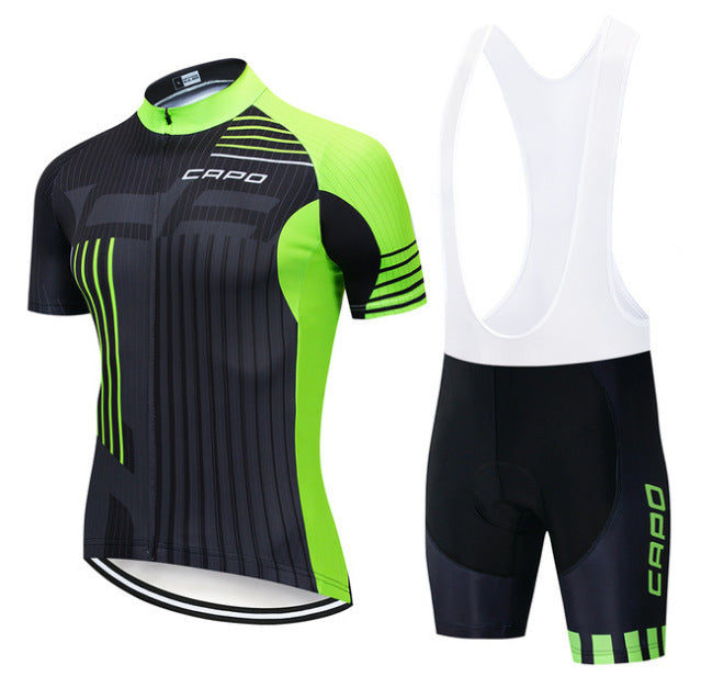 Cycling Jersey Short Sleeve Suit Men Summer