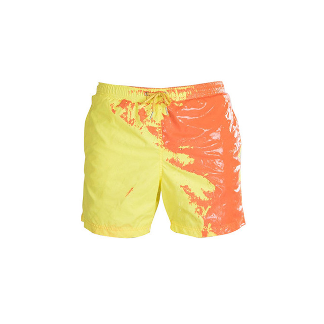 Magical Change Color Beach Shorts Summer Men Swimming Trunks Swimwear Swimsuit Quick Dry bathing shorts Beach Pant