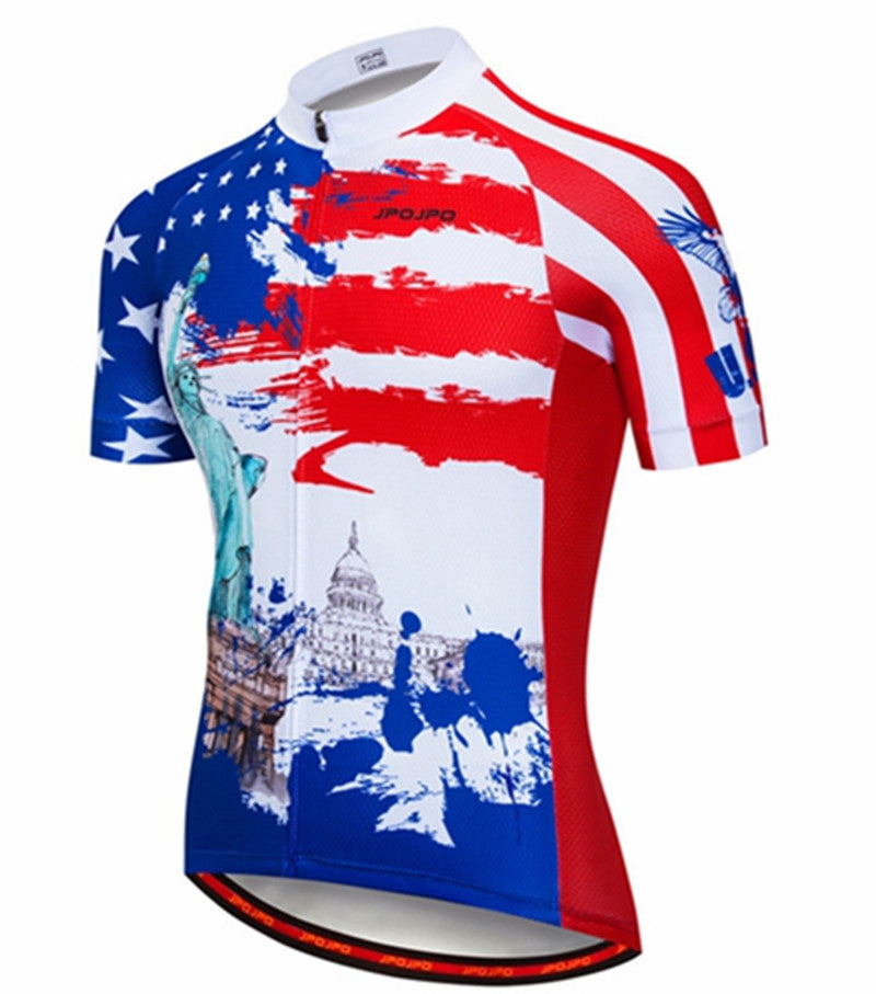 Men's And Women's Summer Cycling Jersey Tops, Breathable Outdoor Cycling Jerseys