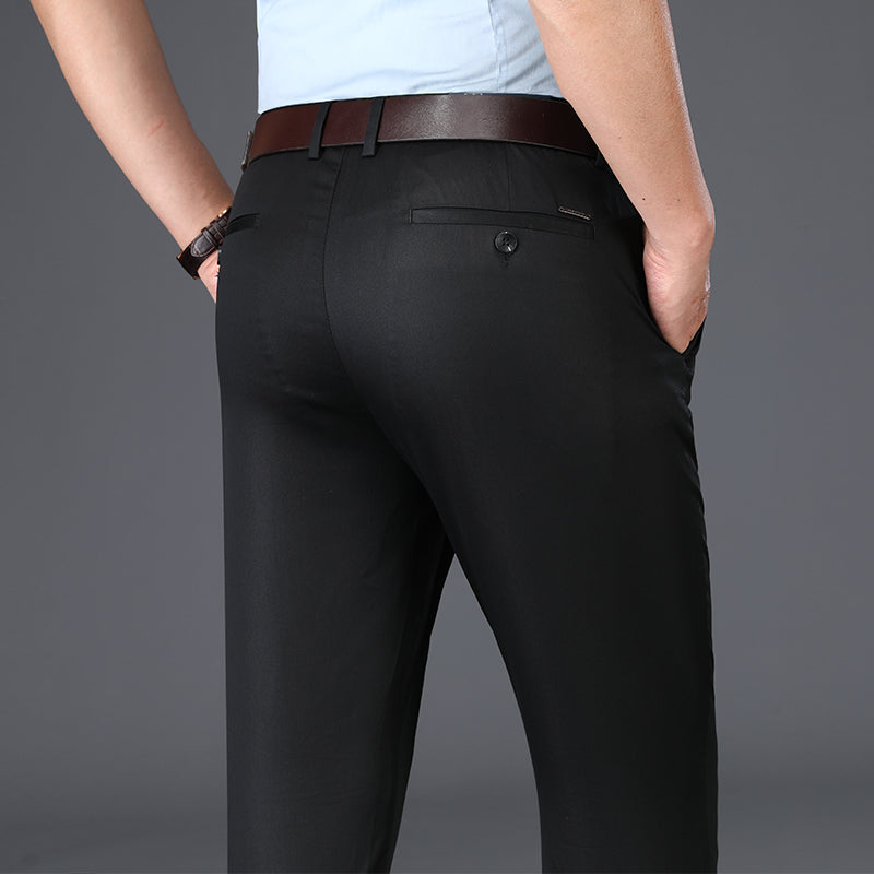 Men's loose straight business casual pants