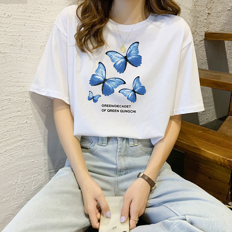 Women's summer cotton T-shirt