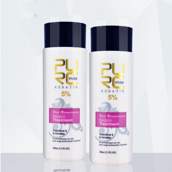 PURC Straightening hair Repair and straighten damage hair products Brazilian keratin treatment + purifying shampoo