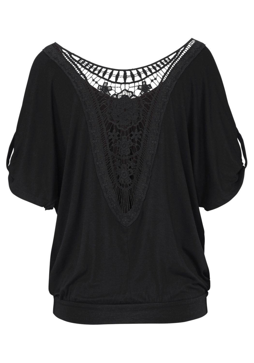 Ladies summer lace T-shirt