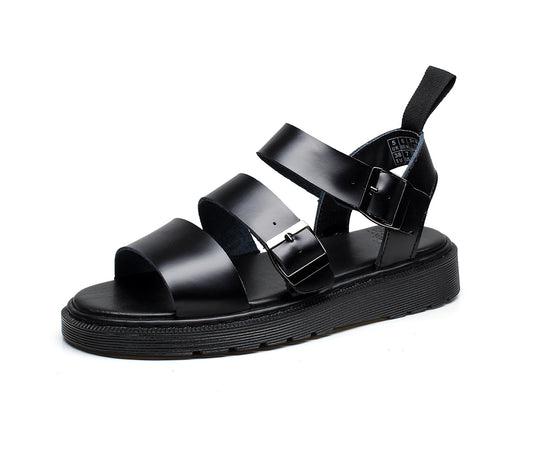 Martin Sandals Buckle Beach Shoes Platform Sandals