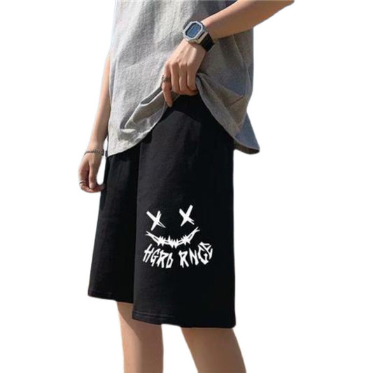 New Casual Pants Men''s Summer Shorts Men''s Korean Trend Loose  Hong Kong Style Straight Sports Pants