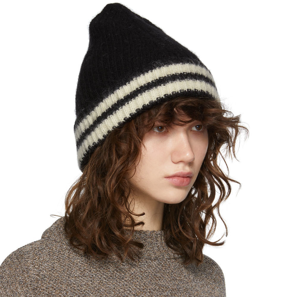 Striped Knitted Wool Hats For Both Men And Women