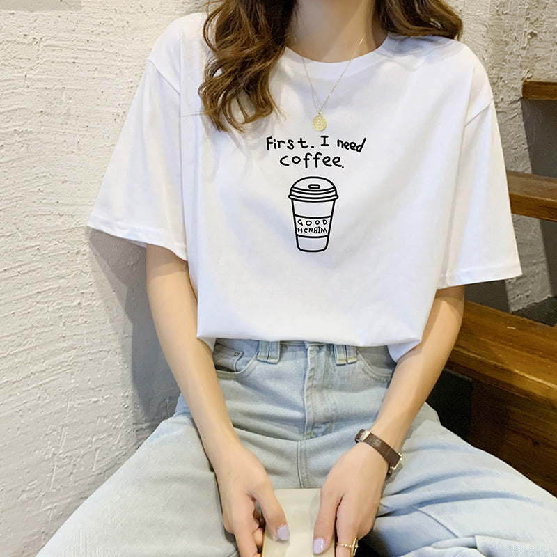 Women's summer cotton T-shirt