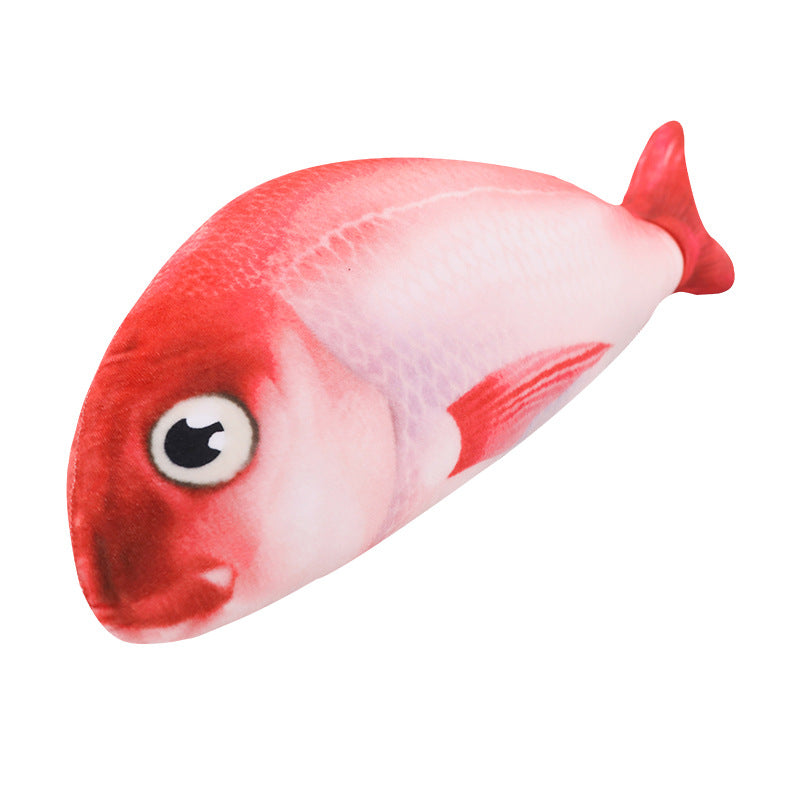 Imitation red rockfish pillow stuffed toy