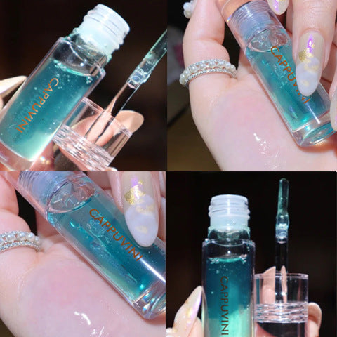 Glass Clear Lip Oil Moisturizes And Hydrates