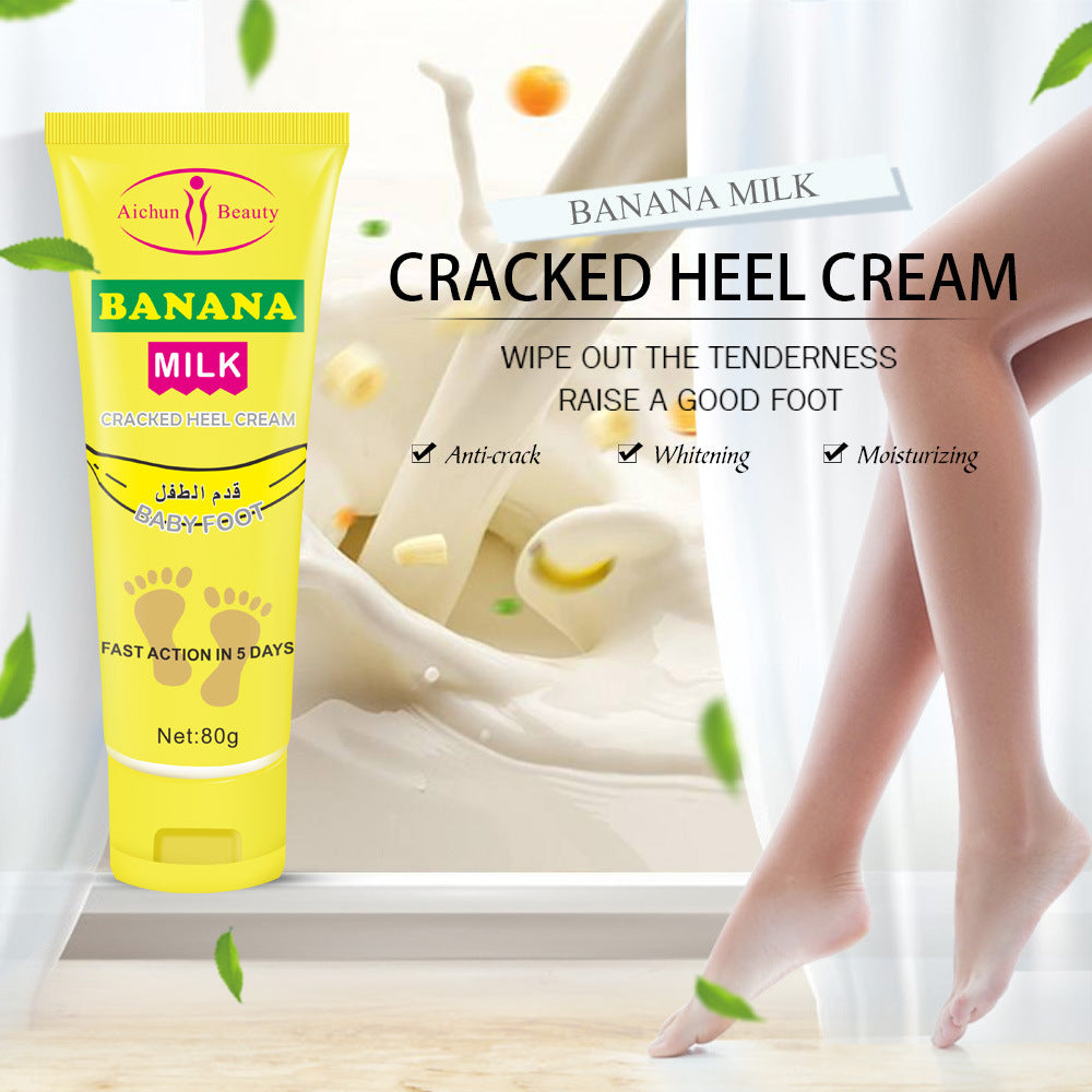 Banana Foot Cream Moisturizes And Prevents Cracking