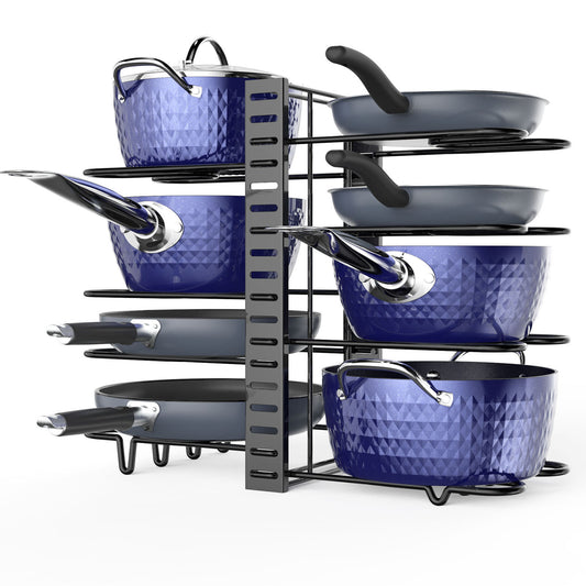 Pot And Pan Organizer, Pot Lid Holders & Pan Rack