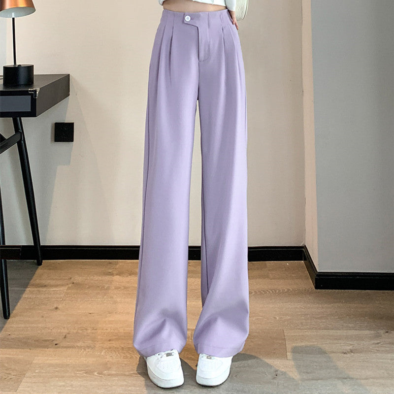 Suit Wide-legged Pants Women Loose Drape Casual